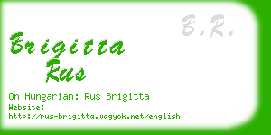 brigitta rus business card